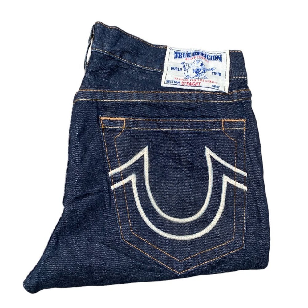 Vintage True Religion Jeans Size 36 STRAIGHT Blue